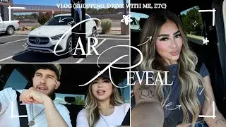 NEW CAR REVEAL!! + vlog (shopping, drive with me, etc!) ✨