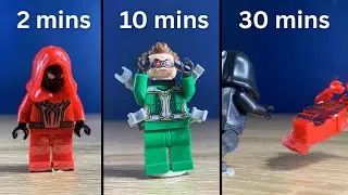 FAKE Lego Stop Motion 2min vs 10min vs 30min Challenge!