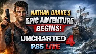 Nathan Drake&rsquo;s Epic Adventure Begins! 🔥 Uncharted 4 PS5 LIVE #ps5live #uncharted4 #gaminglive