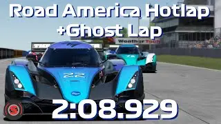 SimRacingSystem Praga R1 @ Road America Riley's fastest race lap +GHOST LAP | 2:08.929