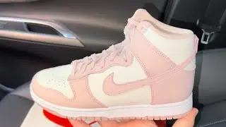 Nike Dunk High Pink Oxford Womens Shoes