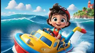 Tugboat to the Rescue | Splishy Splashy Harbor Song | Toddler Boat Adventure Rhyme