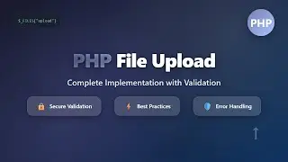 PHP File Upload: Secure Implementation with Validation (Beginner-Friendly)