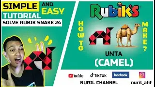HOW TO MAKE A CAMEL WITH RUBIK SNAKE 24 IN ONE MINUTE !?
