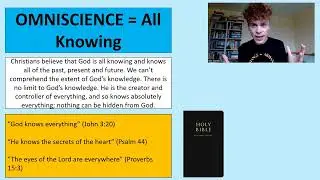 CHRISTIAN BELIEFS:  NATURE OF GOD (GCSE RELIGIOUS STUDIES AQA)
