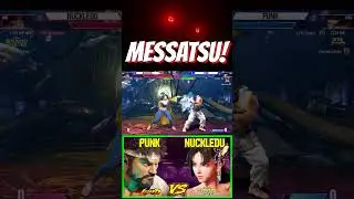SF6 Punk (Ryu) VS NuckleDu (Mai)💥Messatsu!💥スト6💥Street fighter 6 💥Shorts