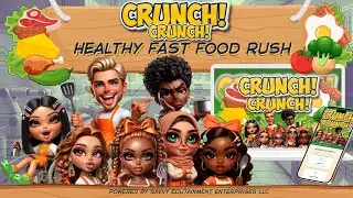 Can You Beat the Clock? ⏱️ Crunch! Crunch! Healthy Fast Food Rush Game