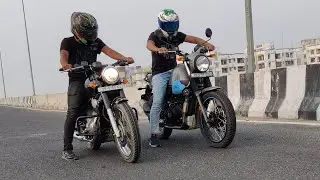 Scram 411 vs Jawa 42 Race