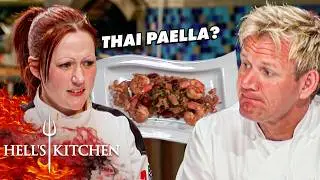 Can Jillian Win the Fusion Challenge Without Knowing Any of the Ingredients? | Hell's Kitchen