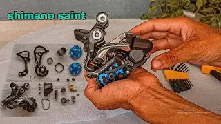 Revis&atilde;o completa no c&acirc;mbio Shimano saint ! #ShadowPlus #shimano   #downhill   #saint
