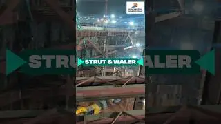 Waler Beam (Horizontal Load Distributor) | Strut (Compression Member) | Temporary support