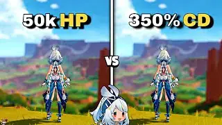 350% CRIT DMG VS 50K HP MUALANI COMPARISON | Genshin impact