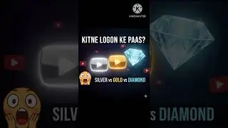 Silver vs Gold Play Button