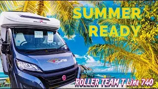 Roller Team T Line 740 2023 Island Bed Motorhome Summer Ready