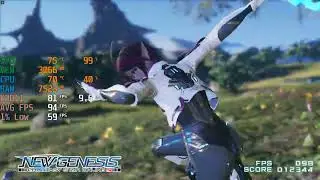PSO2 New Genesis - i3 13100F + RTX 3060 Ti GDDR6X - 1440p Max Settings - FPS Benchmark Test