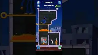 🔥Huggee pin Gameplay Level 40 Solution - Pull Him Out Game - Android Mobile Game ||#viralshorts