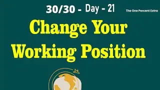30 Days 30 Positive Activities Challenge/ Day-21/ #shyamalagandhimani #theonepercentextra