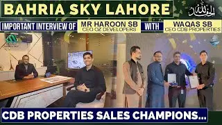 Bahria Sky Lahore | Important Interview of MR Haroon Sb With Waqas Sb | Sep 2023 #bahriasky