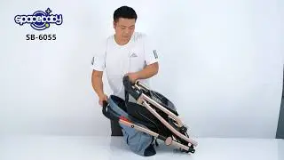 CARA MERAKIT BABY STROLLER SPACEBABY (REVERSIBLE STIR) SB 6055