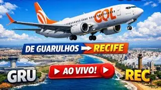 Real flight simulador de guarulhos até Recife com o boeing 737 Max 8 da gol