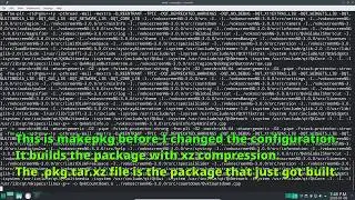 [Manjaro] Use zstd with makepkg to build packages instead of xz