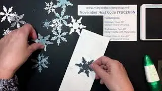 Snowflake Wishes Bundle Slimline Card