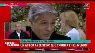 Javier Gómez, actor que interpreta al papá de Érica en Luis Miguel la serie, en Tardes Nuestras