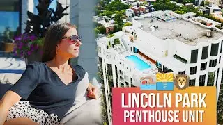 This Lincoln Park Penthouse is LIT (Literally) | Chicago Apartments at Eugenie Terrace