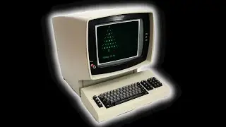 Ozzoy Bits Terminal Loops:12 Hours of IBM 3278 Christmas Tree &mdash; Christmas Tunes  Version. -Vertical-