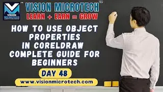 How to Use Object Properties in CorelDRAW | Complete Guide for Beginners