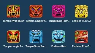 Temple Jungle Prince Run vs Temple King Lost Oz Run Vs Endless Run vs Temple Snow Run Games