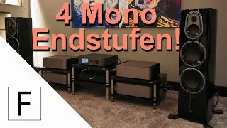 Bi-Amping mit 4 Mono-Endstufen! | Monitor Audio Platinum 300 3G an vier Cambridge Audio Edge M