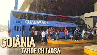 ÔNIBUS & CHUVA na Movimentação Rodoviária em Goiânia