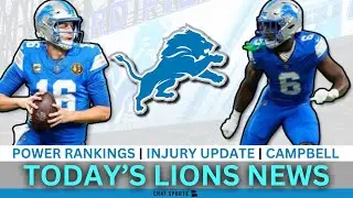 Lions News: Lions RISE In Power Rankings, Lions #1 In NFC North + Jared Goff vs. Louis Riddick