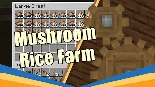 Automating Mushroom Rice from Farmer's Delight Using The Create Mod and Storage Drawers