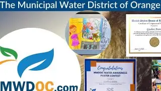 MWDOC Poster Winner  #GashviArora #MWDOC #Irvine #Plazavista #california