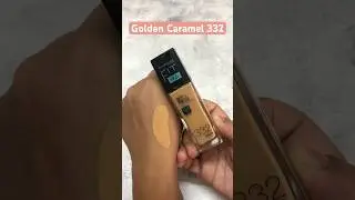 Maybelline Foundation 😍 Golden Caramel 332 #shorts #maybellinefitme