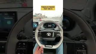 Tata Tiago EV Range Test 2025 || Tiago EV Range Test 100% To 0 ||