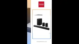 LG S65TR 600W 5.1 Channel Dolby Digital, Wireless Subwoofer & Rear Speaker with Built-in Receiver...