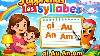 اول خطوة 🚀لك في تعلم✍️ اللغة الفرنسية من الصفر les💥 syllabes en Français 🇨🇵 الدرس1