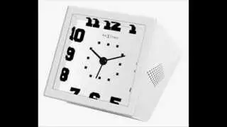 Be square white alarm clock from Nextime