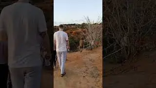 Hiking in the canyons of Hell's Kitchen in Marafa.
