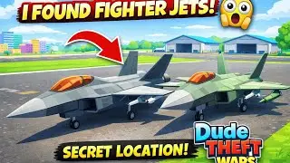 I found fighter jet in dude theft wars......