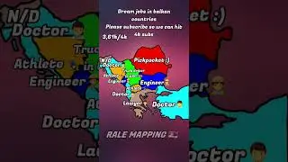 dream jobs in european countries #music #mapper #europeangeography #mapchart #europegeography #map