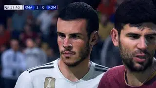FIFA 19 Remake: GARETH BALE GOAL VS AS ROMA  CHAMPIONS LEAGUE