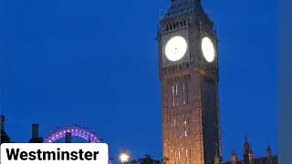 London Walk over Westminster Bridge during rush hour | Big Ben | Westminster Abbey