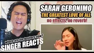 SARAH SINGS THE GREATEST LOVE OF ALL | REACTION