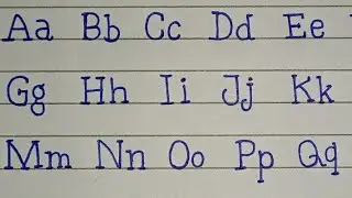 Abcd capital letters | A to Z Alphabet | abcd small letter |abd stylish writing practice 