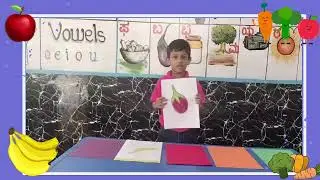 Fruit & Vegetables Picking & Color Matching activity at St. Joseph Primary and High School