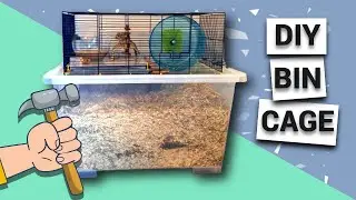 EASY diy Bin Cage for Gerbils